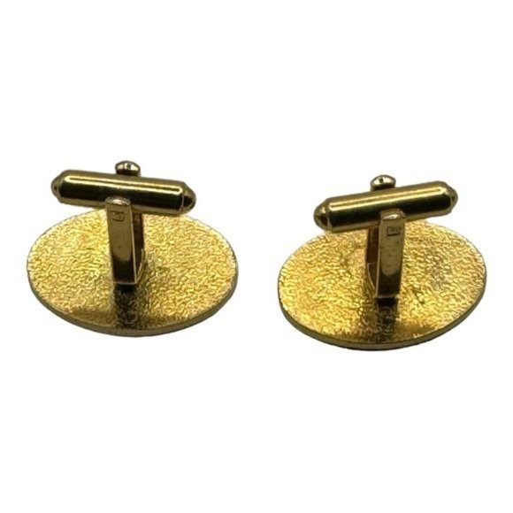 Avon Antique Woody Wagon Cuff Links - Signed Cuff Links - Vintage 1960 - 70s - Picture 6 of 10